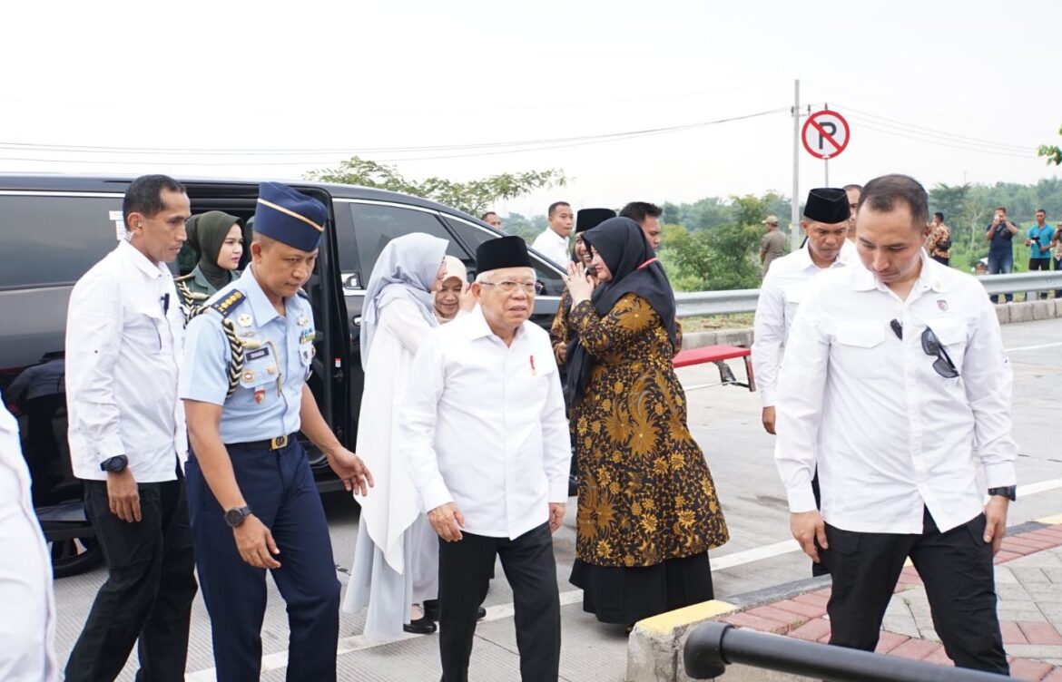 Wakil Presiden Ma’ruf Amin Resmikan 4 Masjid di Rest Area Travoy 66A