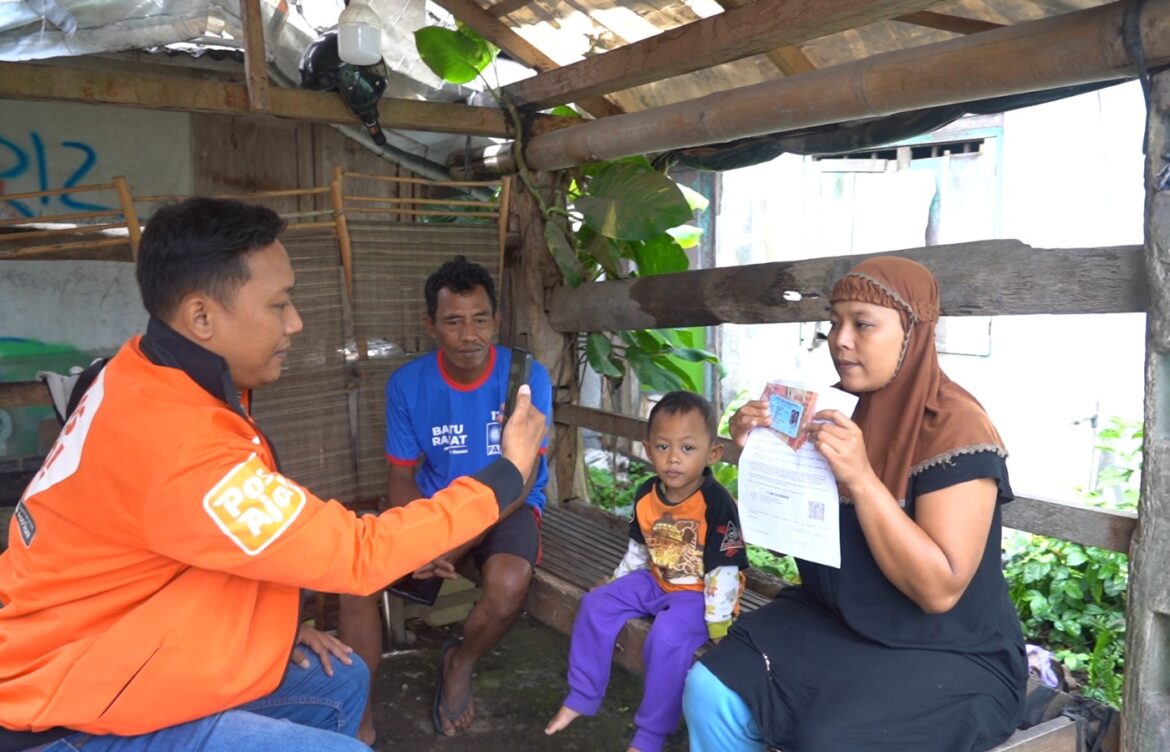 BLT El Nino Tuntas 2023 ,KPM Puas dengan Penyaluran Door to Door Pos Indonesia