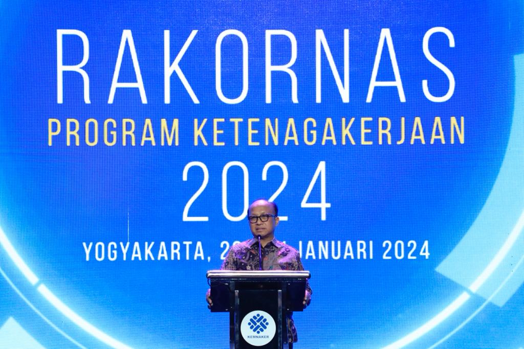 Sekjen Kemnaker : Berbagai Isu Mencuat di Rakornas Program Ketenagakerjaan
